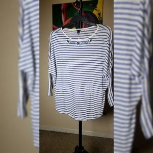 Ann Taylor striped shirt - never worn